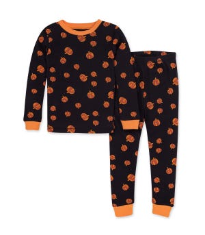 Pumpkin Spice Organic Big Kid Snug Fit Pajamas