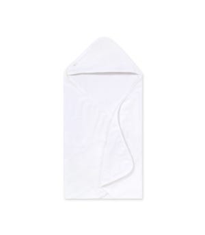 Organic Baby Single Ply Hooded Towel - Cloud