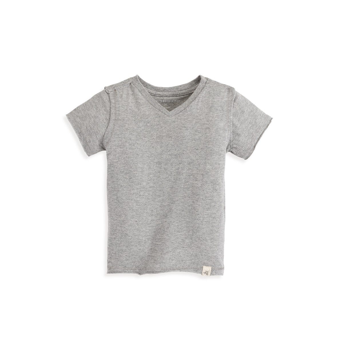 Short Sleeve Signature Organic Baby V Neck Tee