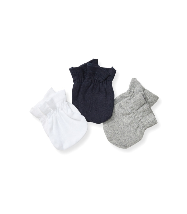 Organic Cotton Baby Mittens 3 Pack
