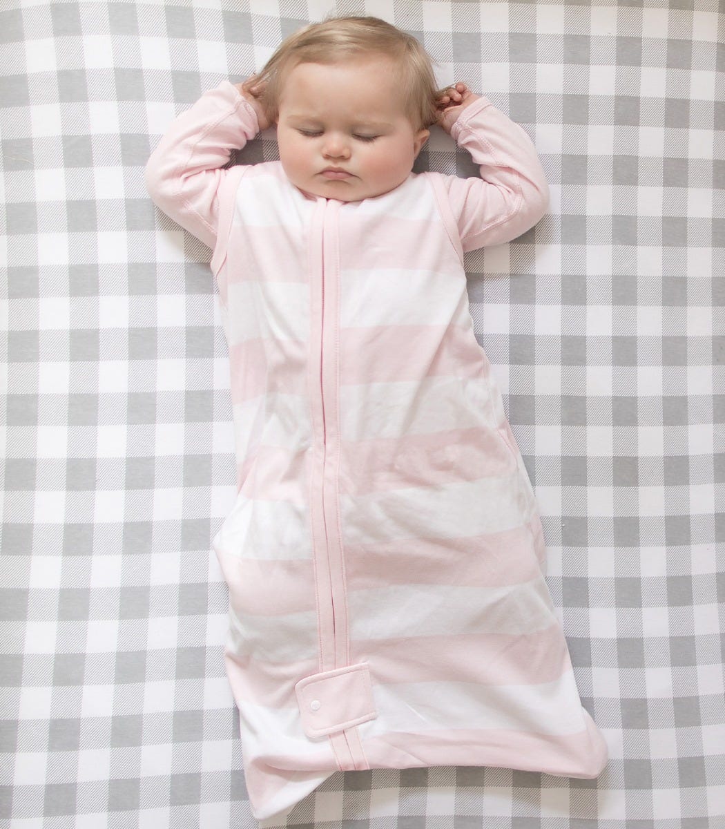 baby wearable blanket with sleeves