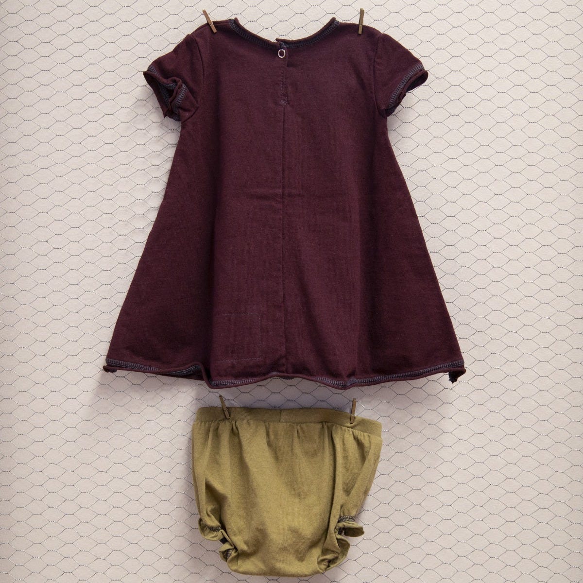 bonnet and dress set