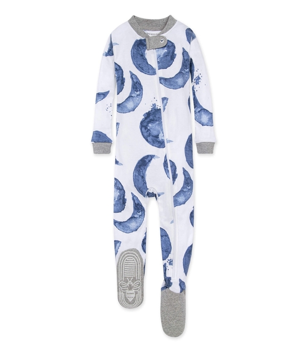 Hello Moon! Organic Baby Snug Fit Footed Sleeper