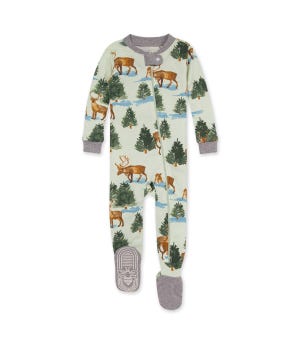Holiday Matching Family Pajamas Made with Organic Cotton