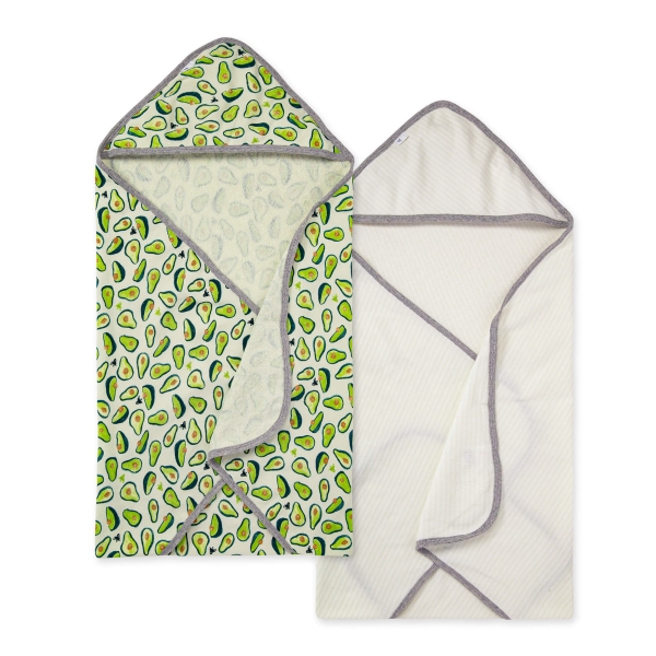 Avo-Crazy Organic Cotton Hooded Towels 2 Pack
