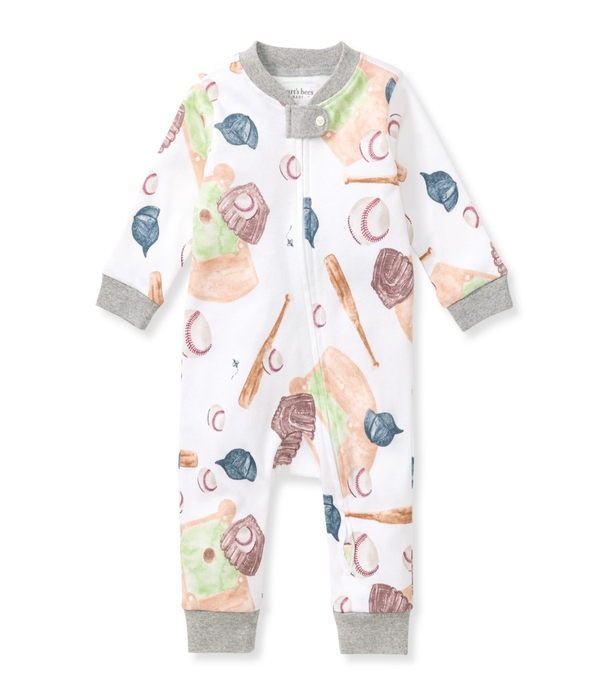 Baseball Organic Cotton Baby Pajamas