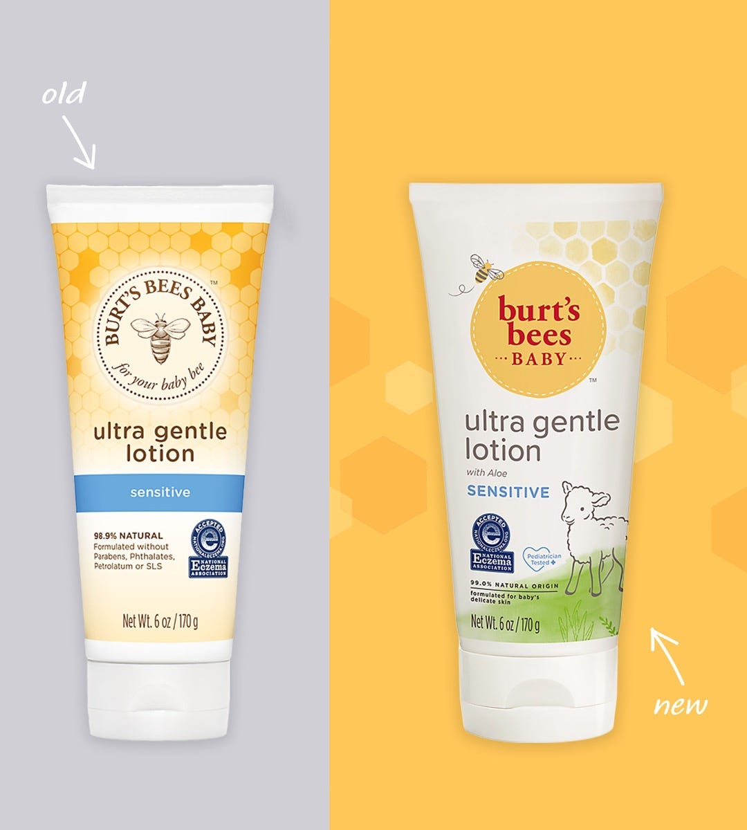 Burt's bees baby ultra gentle lotion top