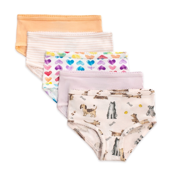 Girls Panty 5 Pcs in a packet, for adult girls Size 7/8 Years