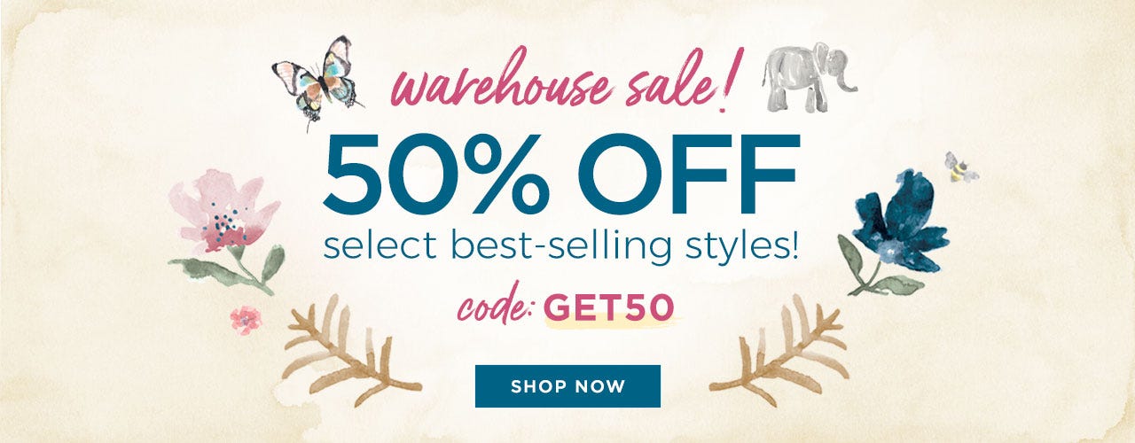 Burt's Bees Baby: Warehouse sale! 50% off select best-selling styles! Code: GET50. SHOP NOW