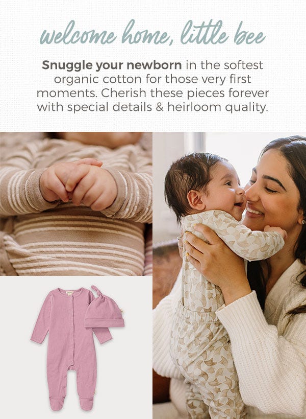 Burt's Bees Baby Organic Cotton Layette Collection for Newborns