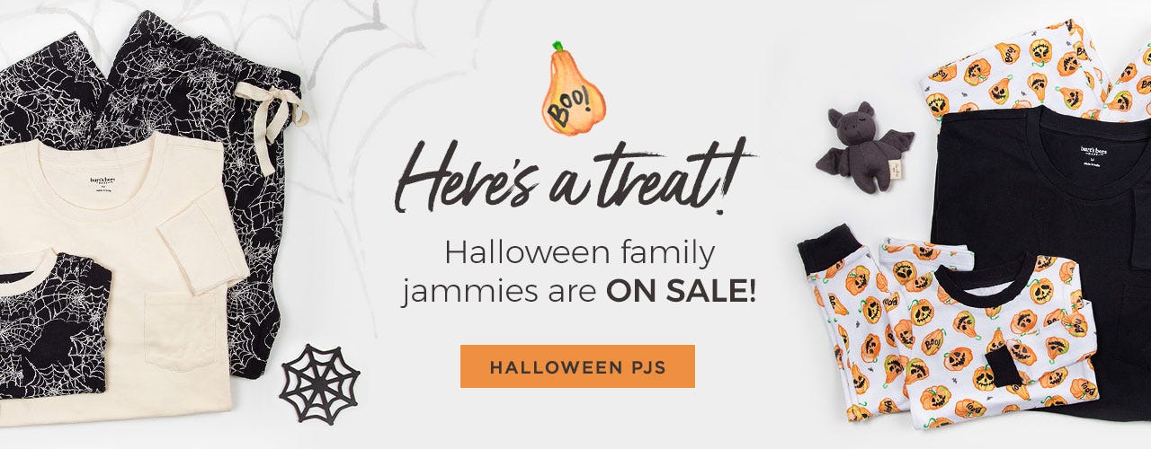 Burt's Bees Baby: Here's a treat! Halloween Family Jammies are ON SALE! HALLOWEEN PJS
