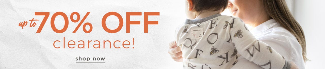 Up to 70% off clearance! SHOP NOW