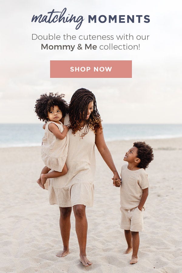 Burt's Bees Baby: Matching moments. Double the cuteness with our Mommy & Me collection! SHOP NOW