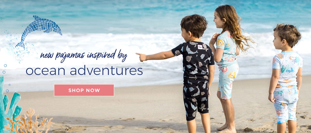 Burt's Bees Baby: New pajamas inspired by ocean adventures! SHOP NOW