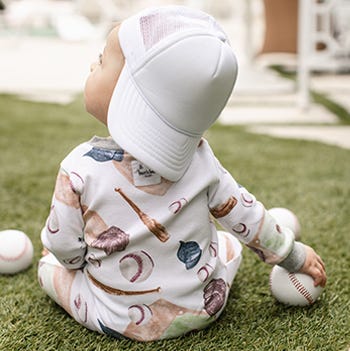Burt's Bees Baby Exclusive Sports Print PJs