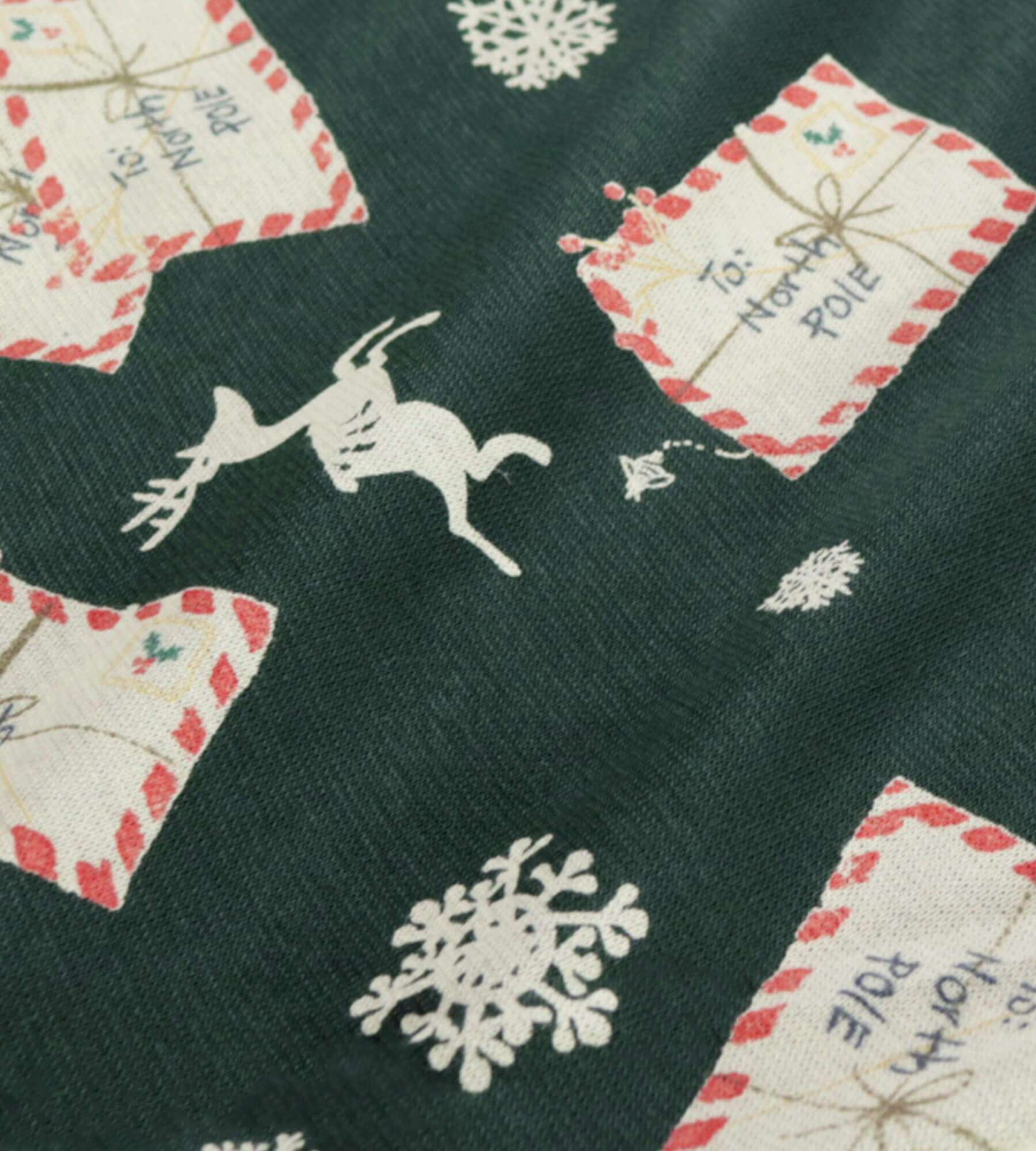 Burt's Bees Baby Letters to Santa Organic Cotton Matching Family Pajamas