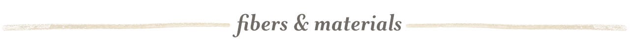 Burt's Bees Baby: Fibers & Materials Burt's Bees Baby: Fibers & Materials