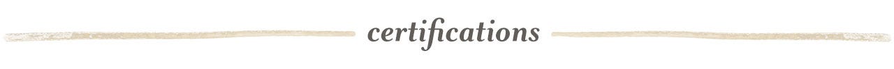 Burt's Bees Baby: Certifications