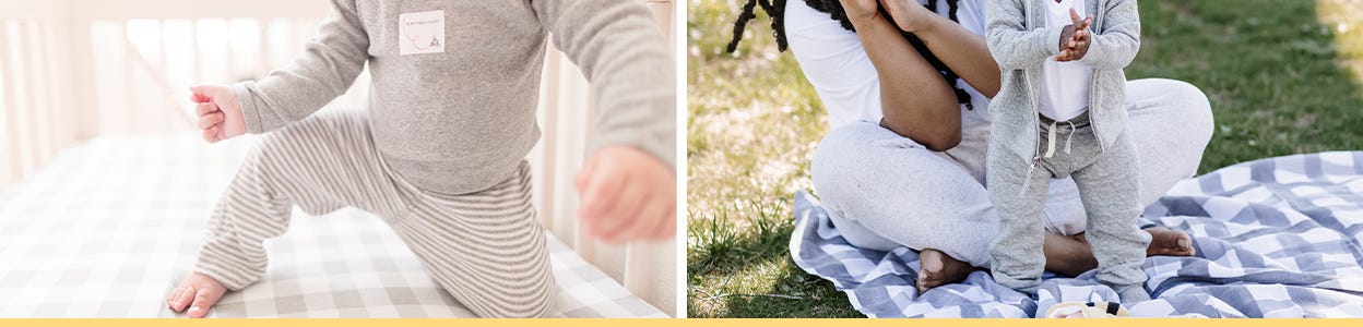 Burt's Bees Baby Bottoms: Easy, versatile and good looking pants! Organic cotton GOTS certified, breathable cotton - great for sensitive skin