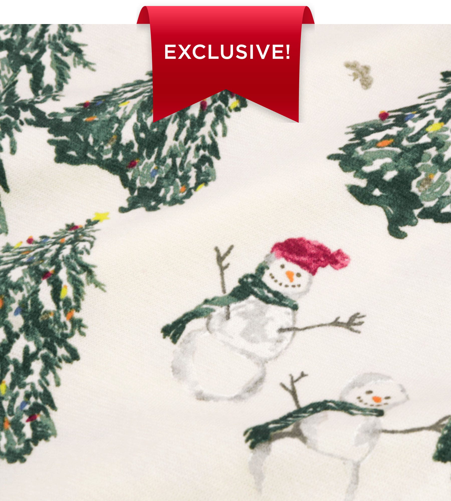 Burt's Bees Baby Christmas Tree Organic Cotton Matching Family Pajamas