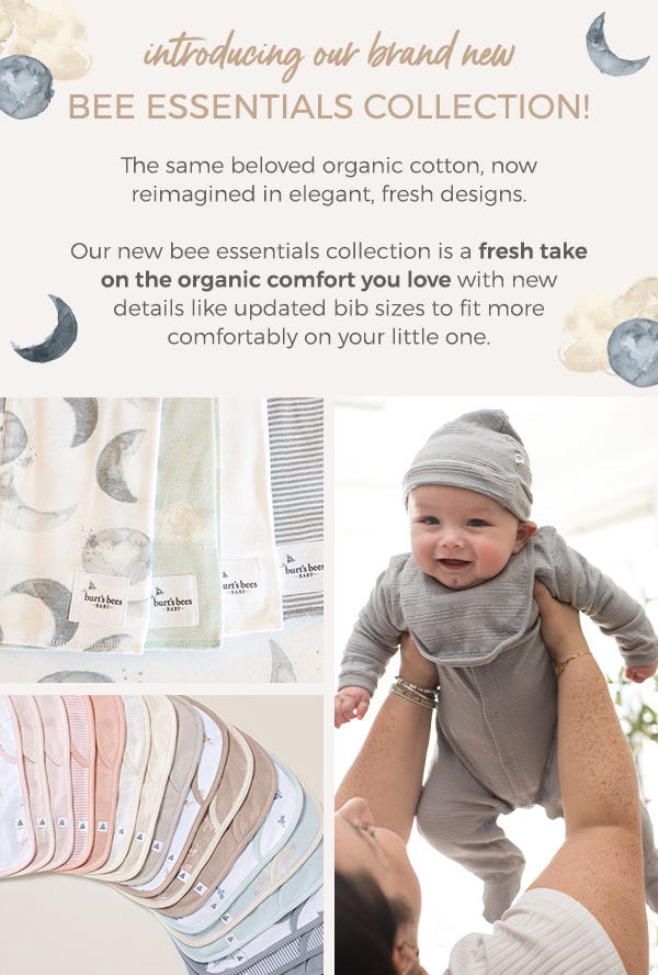 Burt's Bees Baby New Layette Essentials Collection